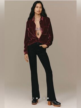 NWT $228 Anthropologie Mother Jeans the weekender nighty night 28 made in USA